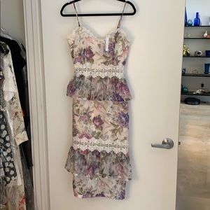 V. Chapman Daffodil floral print dress